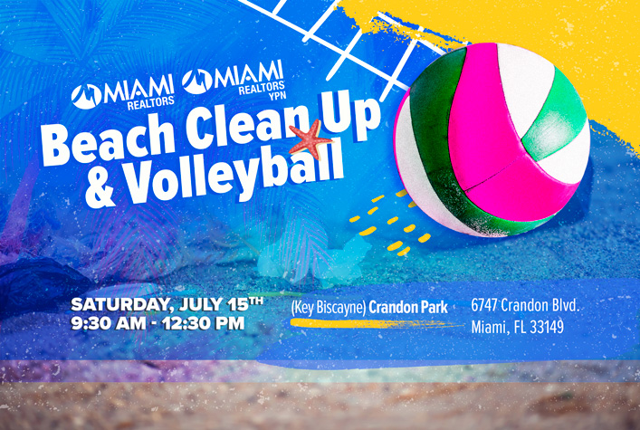 Miami-Dade Beach Clean Up & Volleyball